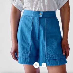 NWT WRAY Troop Short Lake Blue XS